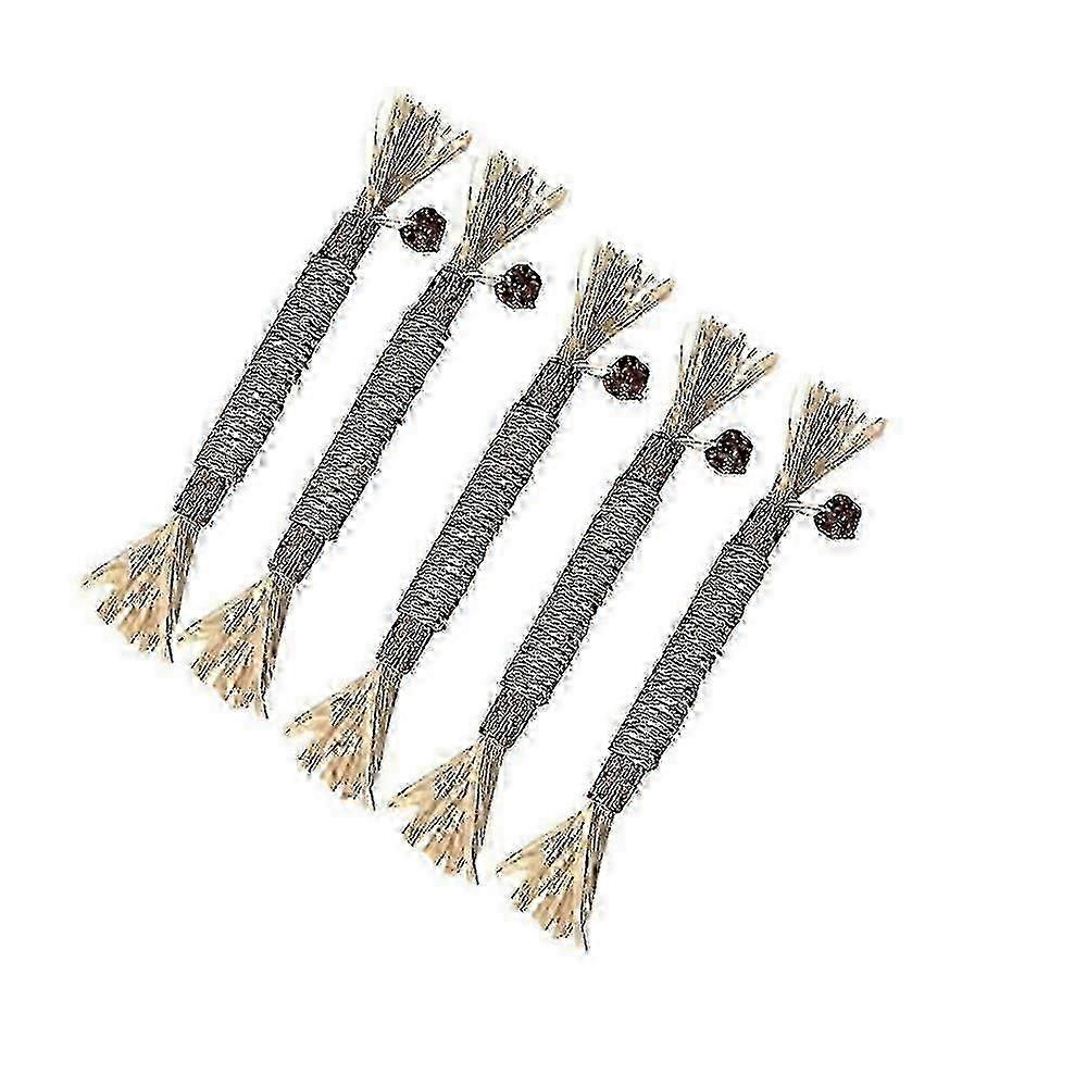 5-10X Cat Toys Silvervine Chew Stick Kitten Treat Catnip Toy Cleaning Teeth Toysa