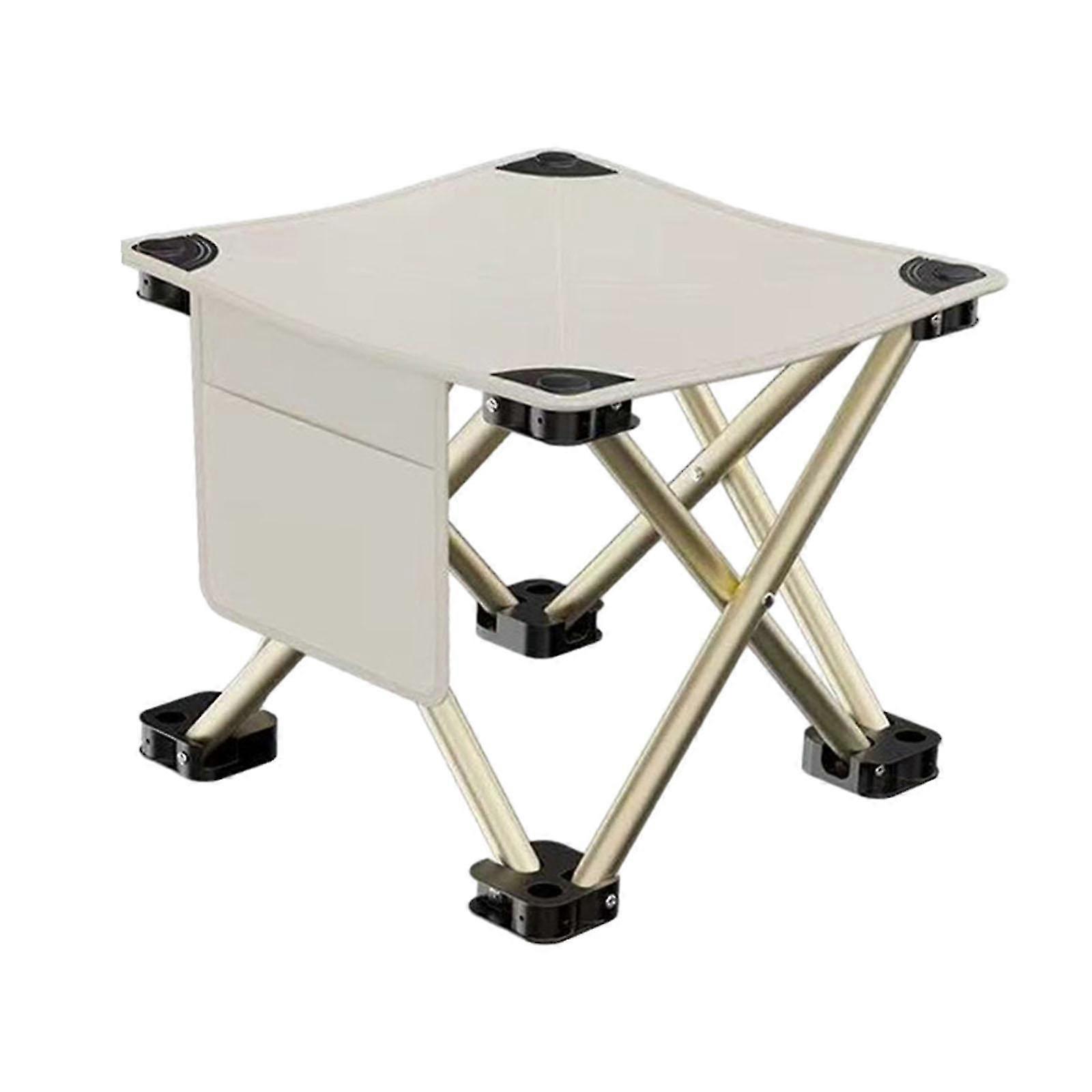 Folding Camping Stool Footrest Compact Sturdy Lightweight Portable Mini Foldable