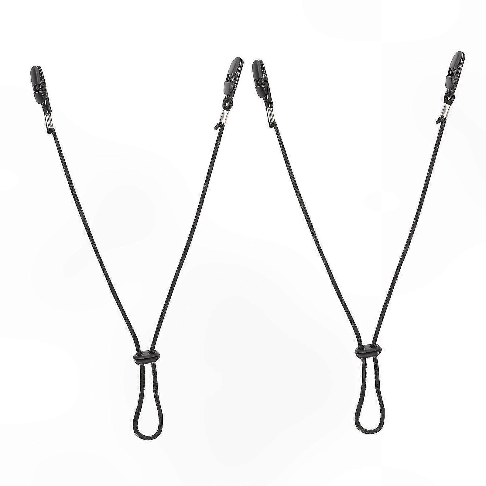 Adjustable Hat Retainer Clips with Chin Straps