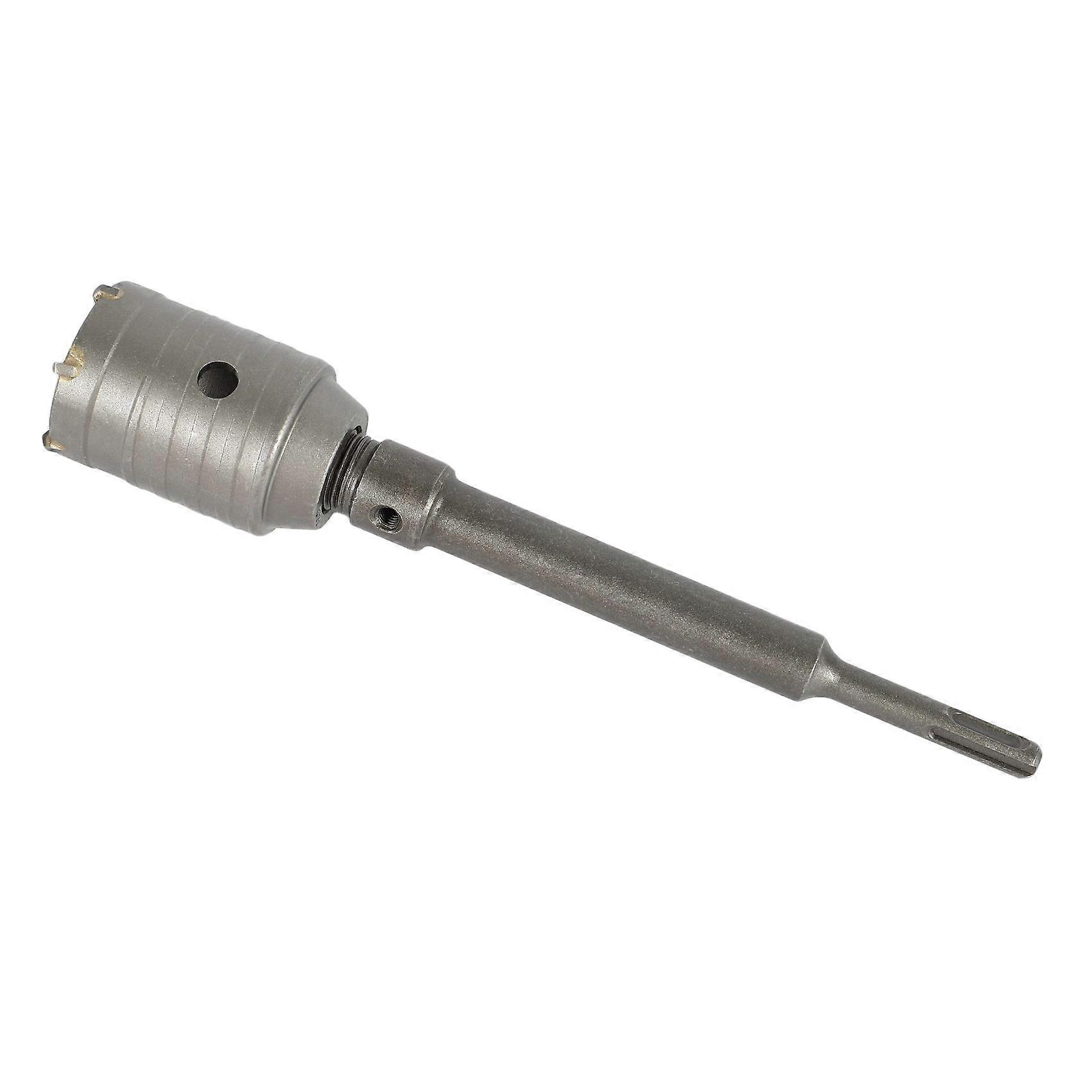 1 Set 50Mm Sds Plus Concrete Cement Stone Wall Drill Bit With 200Mm Connecting Rod Wrench