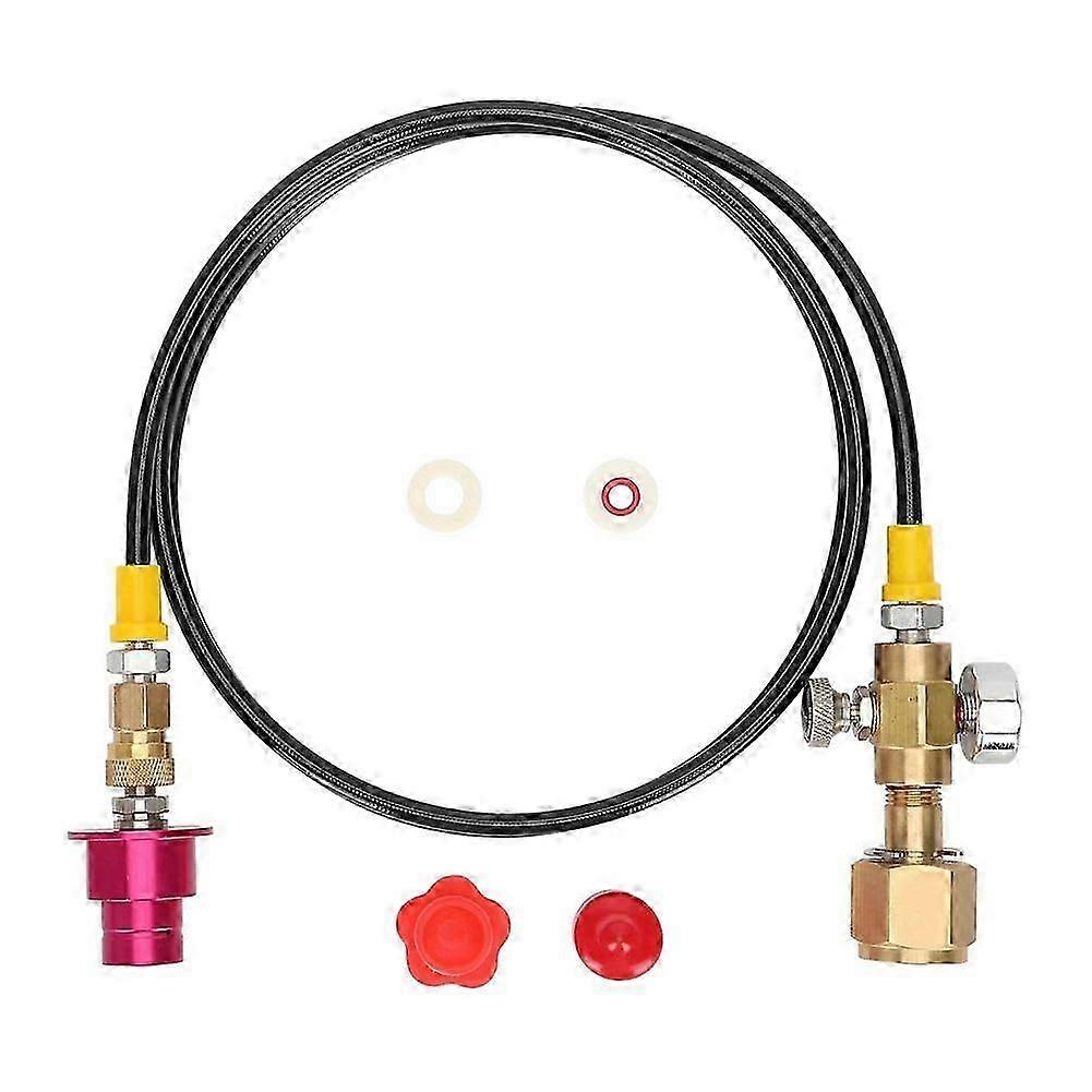 Soda Machine Co2 Adapter Quick Connector Adapter Hose for Terra DUO Art Aqua Series (60inch) for CG