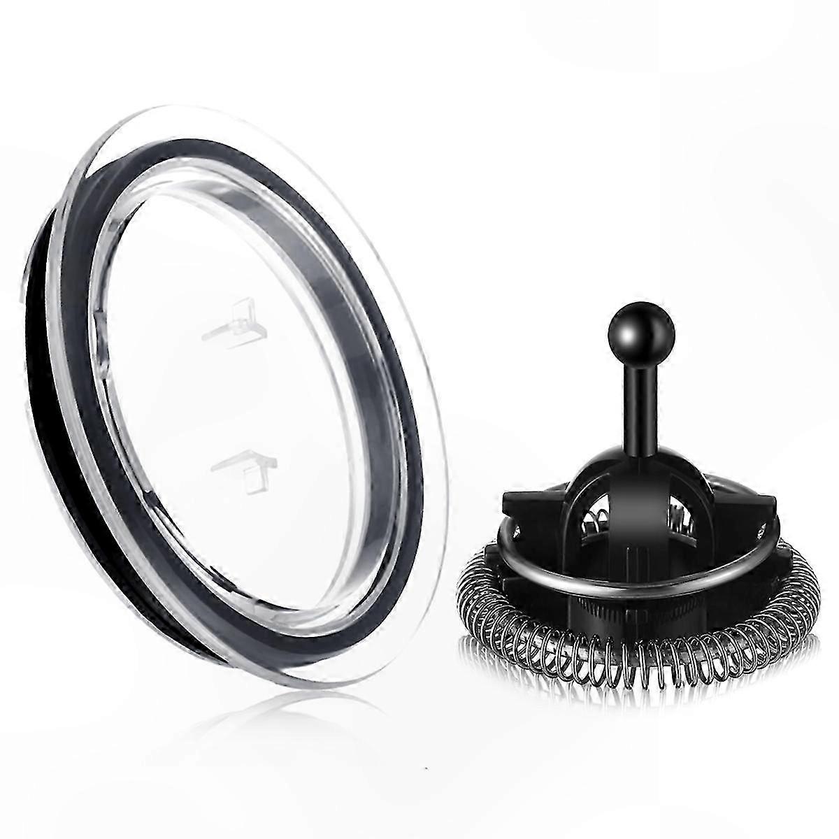 Milk Frother Lid and Whisks Replacement for Aeroccino 3, Frothing Accessory Kit Compatible with Most Models