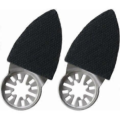 Multi-purpose triangular sanding discs 52 x 37 x 7 mm, 2 pieces