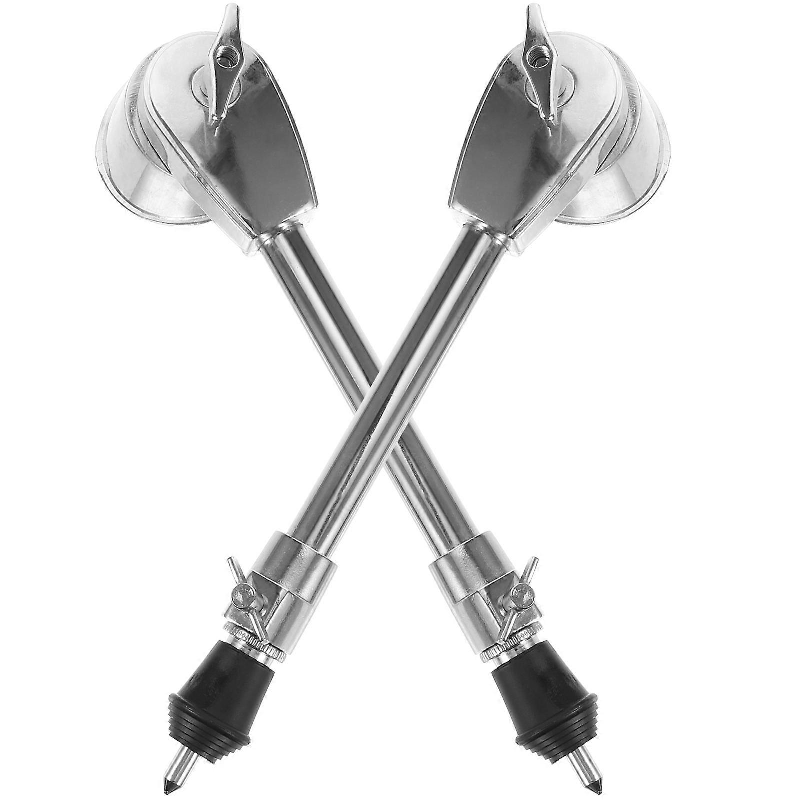 2pcs Drum Support Legs Made of Durable Metal for Instrument Rack Adjustable and Non Slip