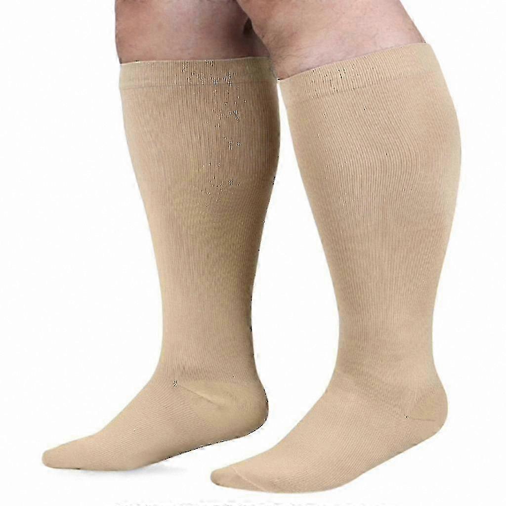 Knee-High Compression Socks for Improved Circulation and Support Large Size Unisex