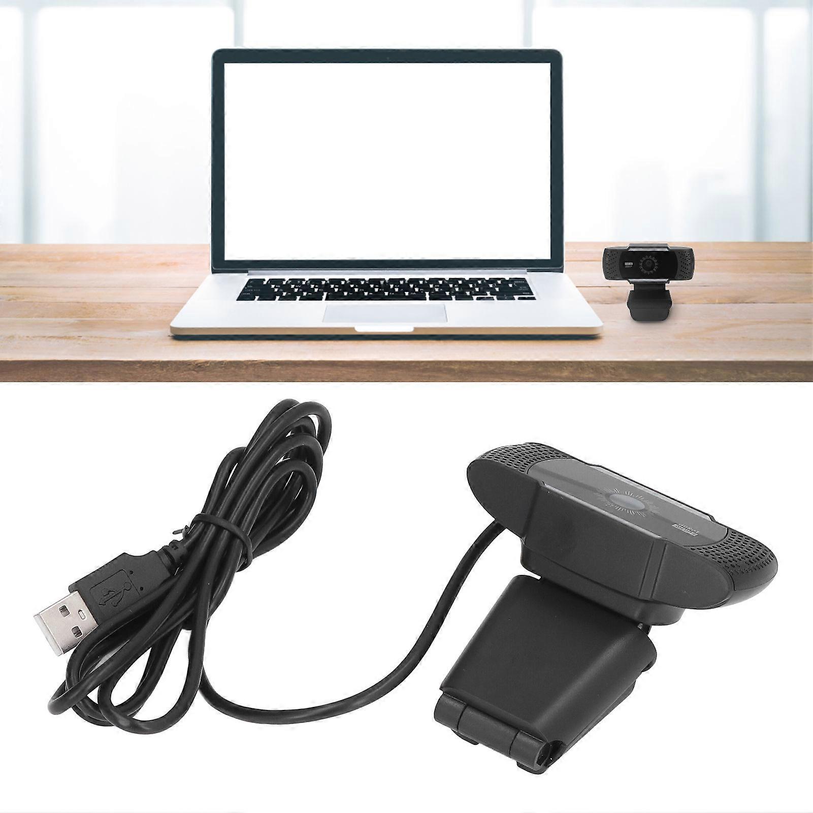 Full HD 1080P USB Webcam with Auto Focus & Noise Reduction