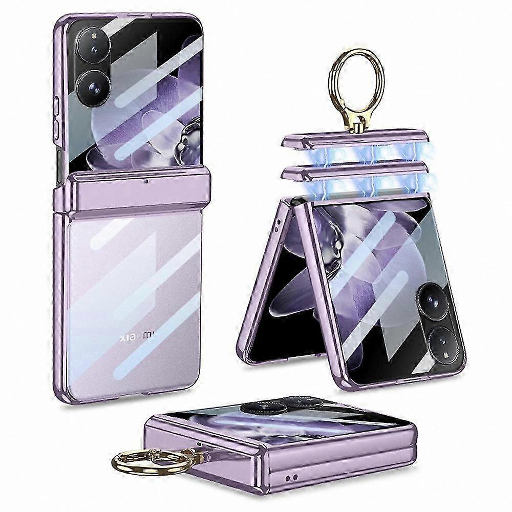 Magnetic Hinge Kickstand Case for  Mix Flip 5G with Screen Protector