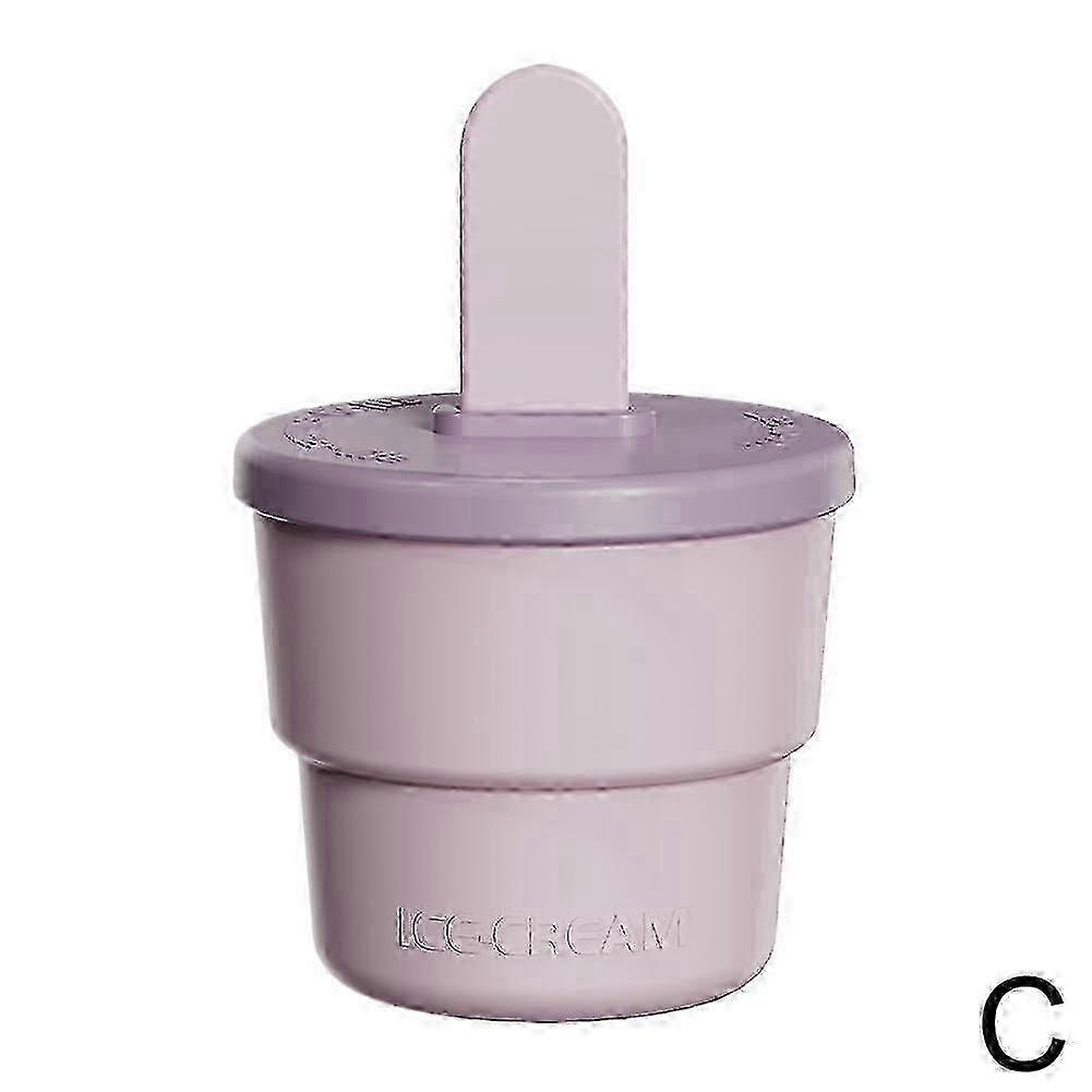Ice Cream Container Food Storage Container Yogurt Bottle with Lid for Home Party