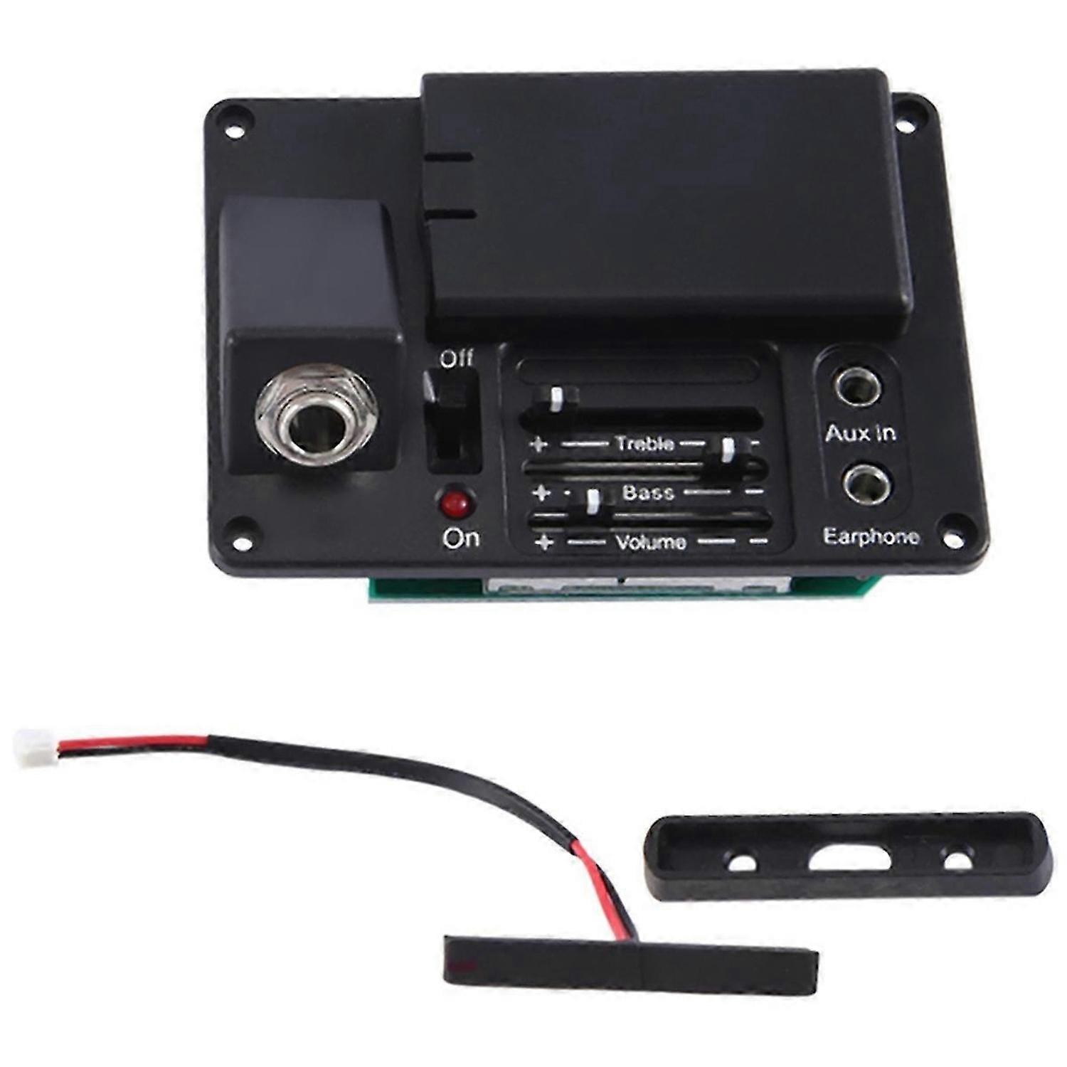 Electric Silent Cello Pickup Transducer Soft with Headphone VPU-400