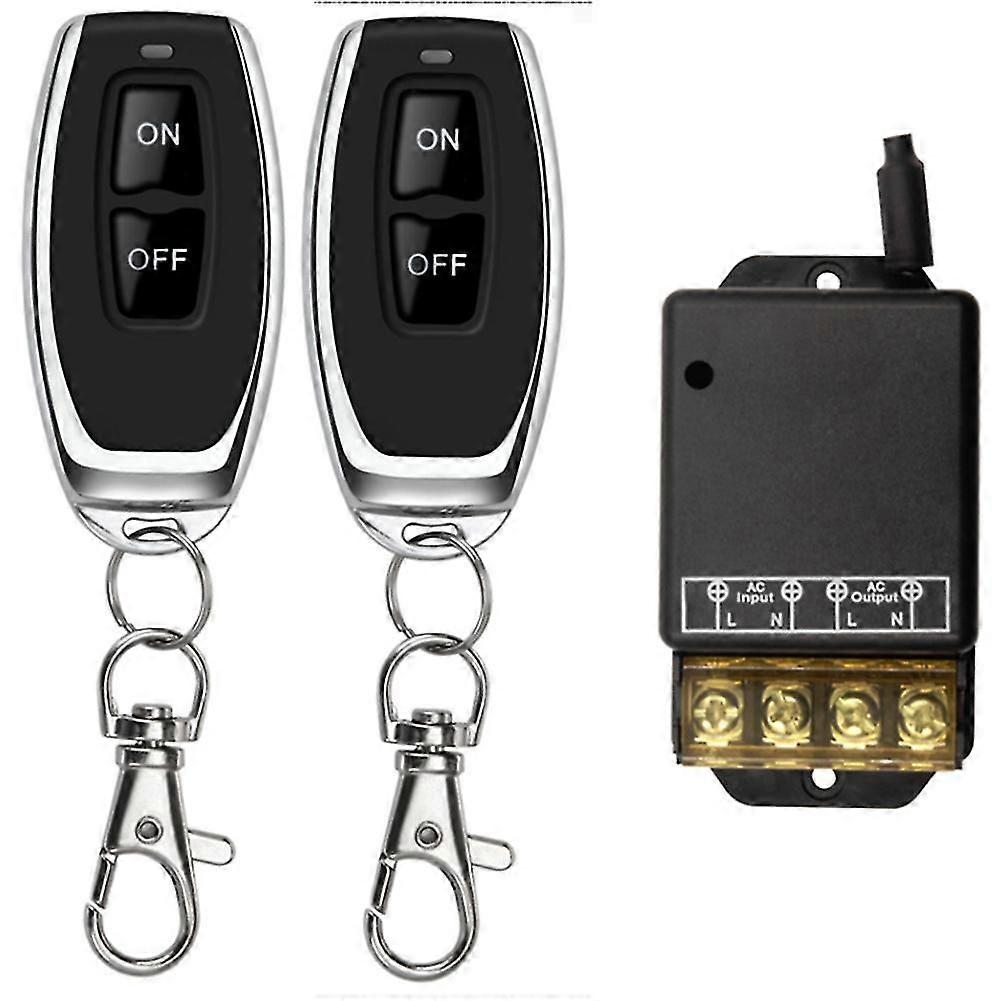 Interruttore di controllo remoto per pompa dell'acqua 433 MHz 220 V 1 canale 30 A Modulo ricevitore Trasmettitore RF wireless on/off