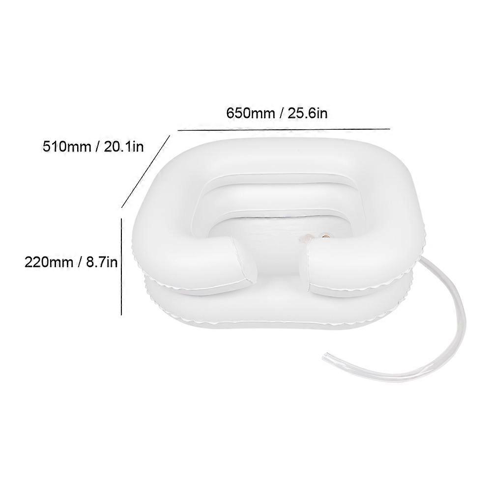Inflatable Shampoo Tray for Elderly Bedridden Patients, 650x510x220mm