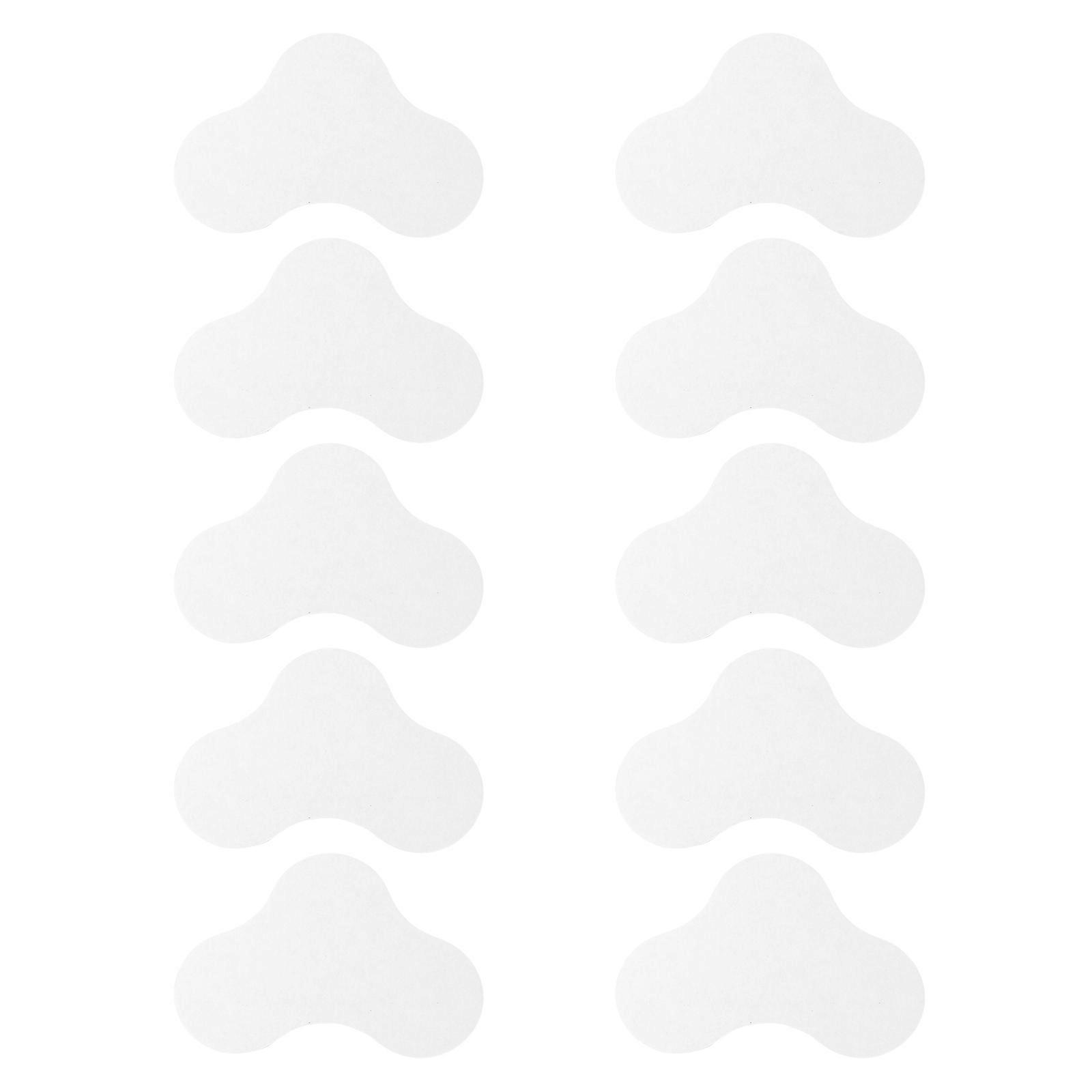 Non-Slip Sticker for Carpet Fixing 10Pcs White Adhesive Anti-Skid Patches