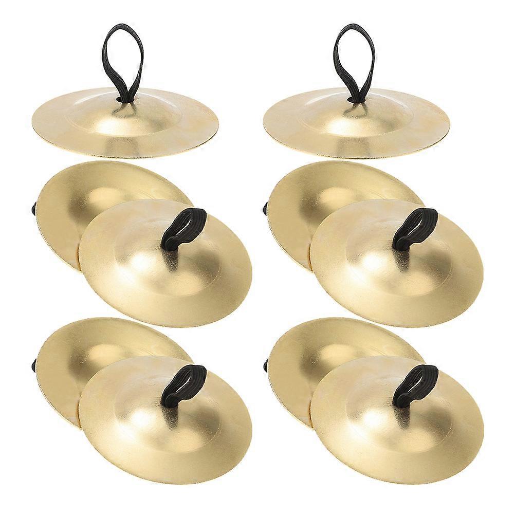 Copper Belly Dancing Finger Cymbals for Percussion Instrument 30Pcs