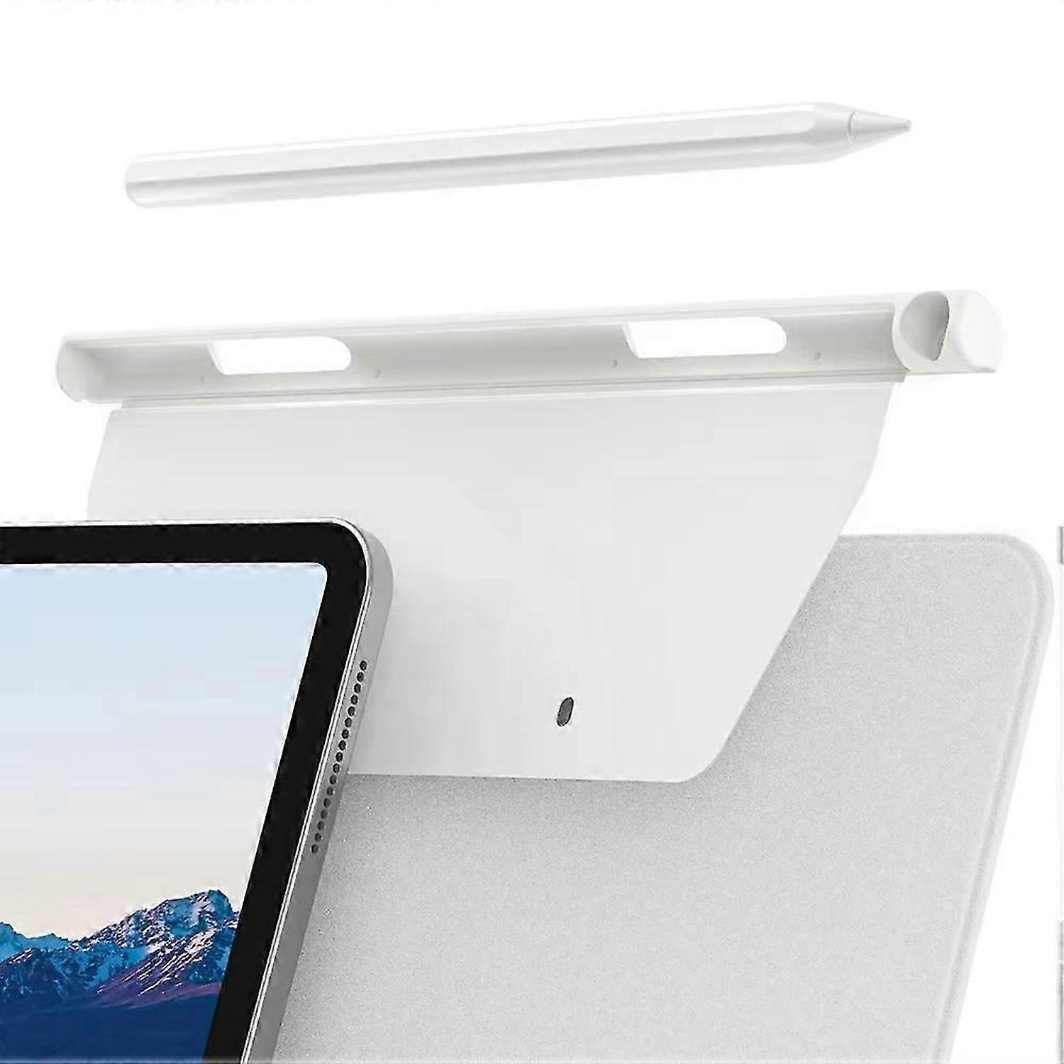 Pencil Holder for 2 Holder Compatible with Magic Keyboard Smart Designed for 1/2 White