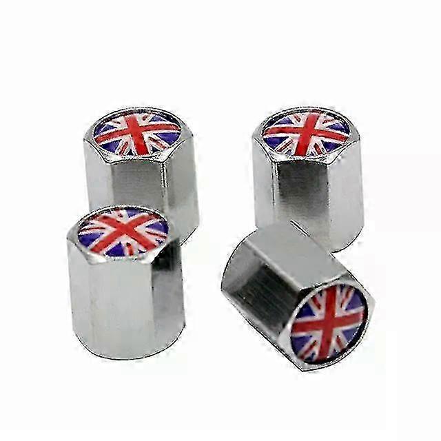 4Pcs/Pack Flag Logo Emblem Tire Stem Caps Tyre Accessories Valve Caps Car Styling For MINI MAXP