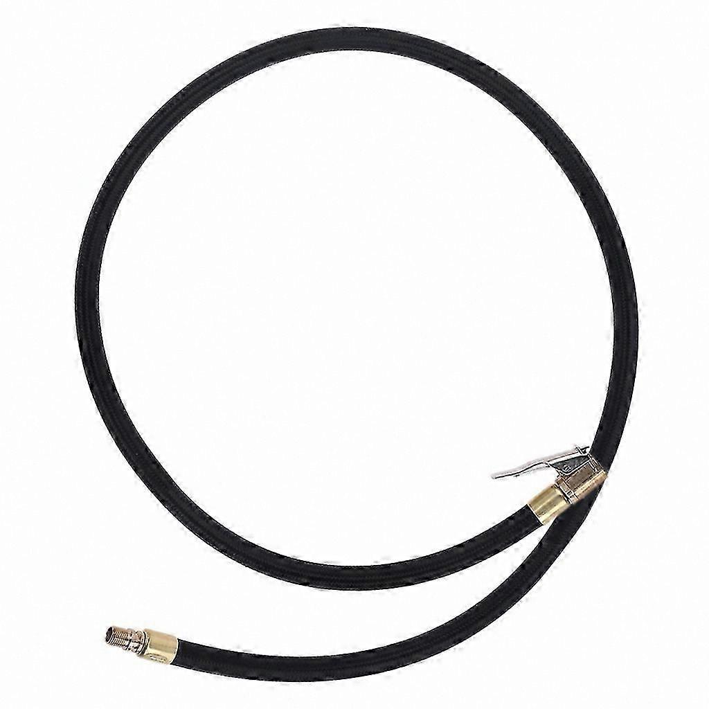 Self-Locking Tire Air Chuck for w/ Rubber Hose and Standard Tire for Valve Fine Thread 10/20/30/40/60/80cm Portable Car