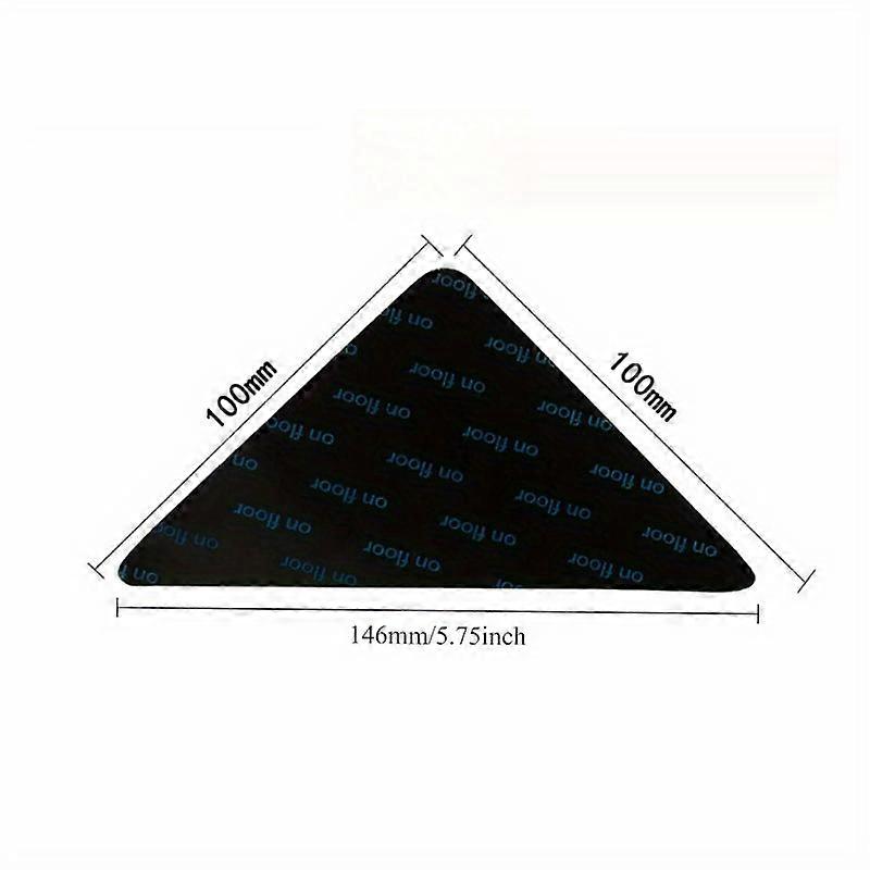 12pcs Carpet Non-slip Sticker Reusable Washable Anti Curling Carpet Patch Fixed Stickers Floor Rug Mat Tape Gripper Corner Pad