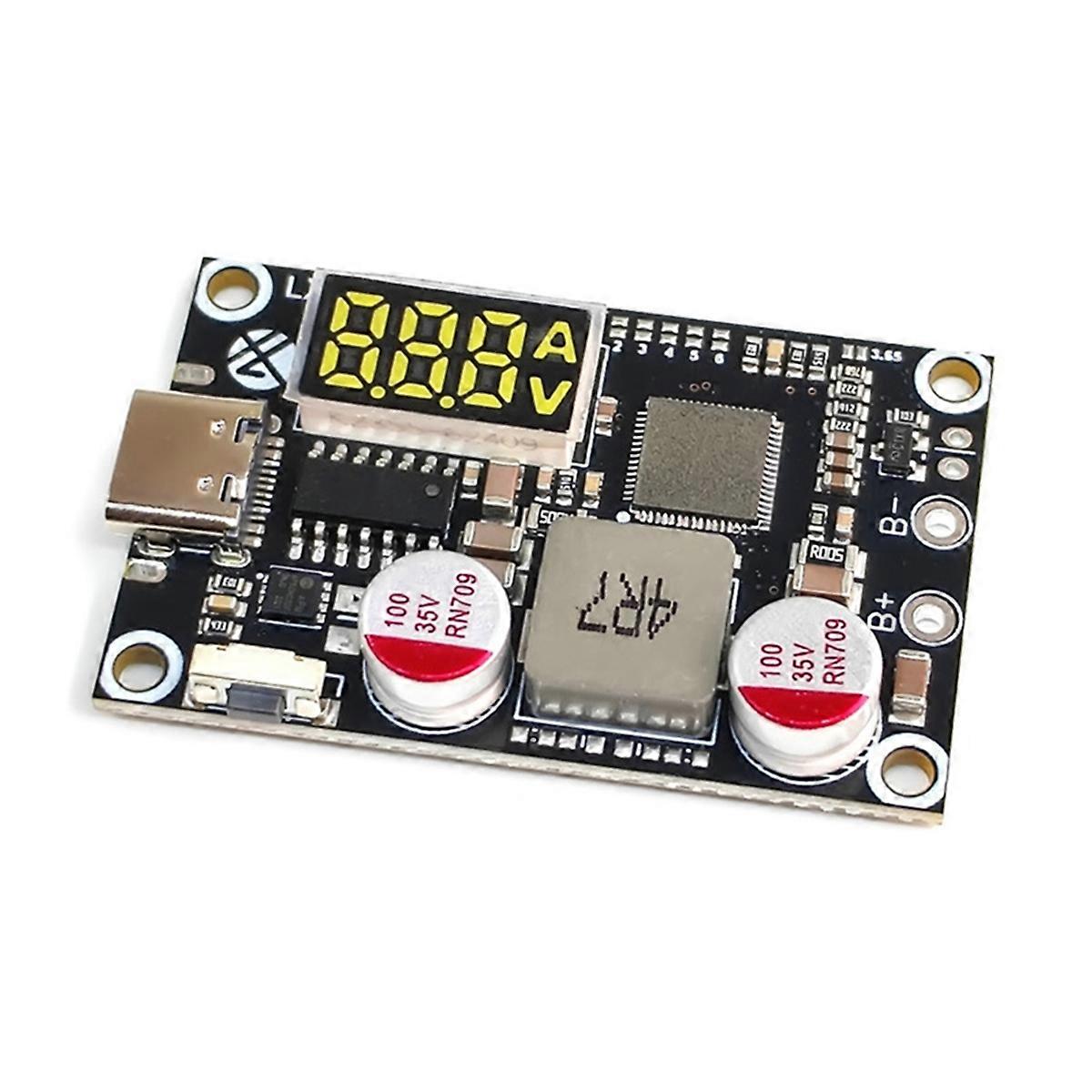 45W Fast Charging Module for 2-6S Batteries DIY Power Board with Type-C PD&QC Supports Lithium&Lithi