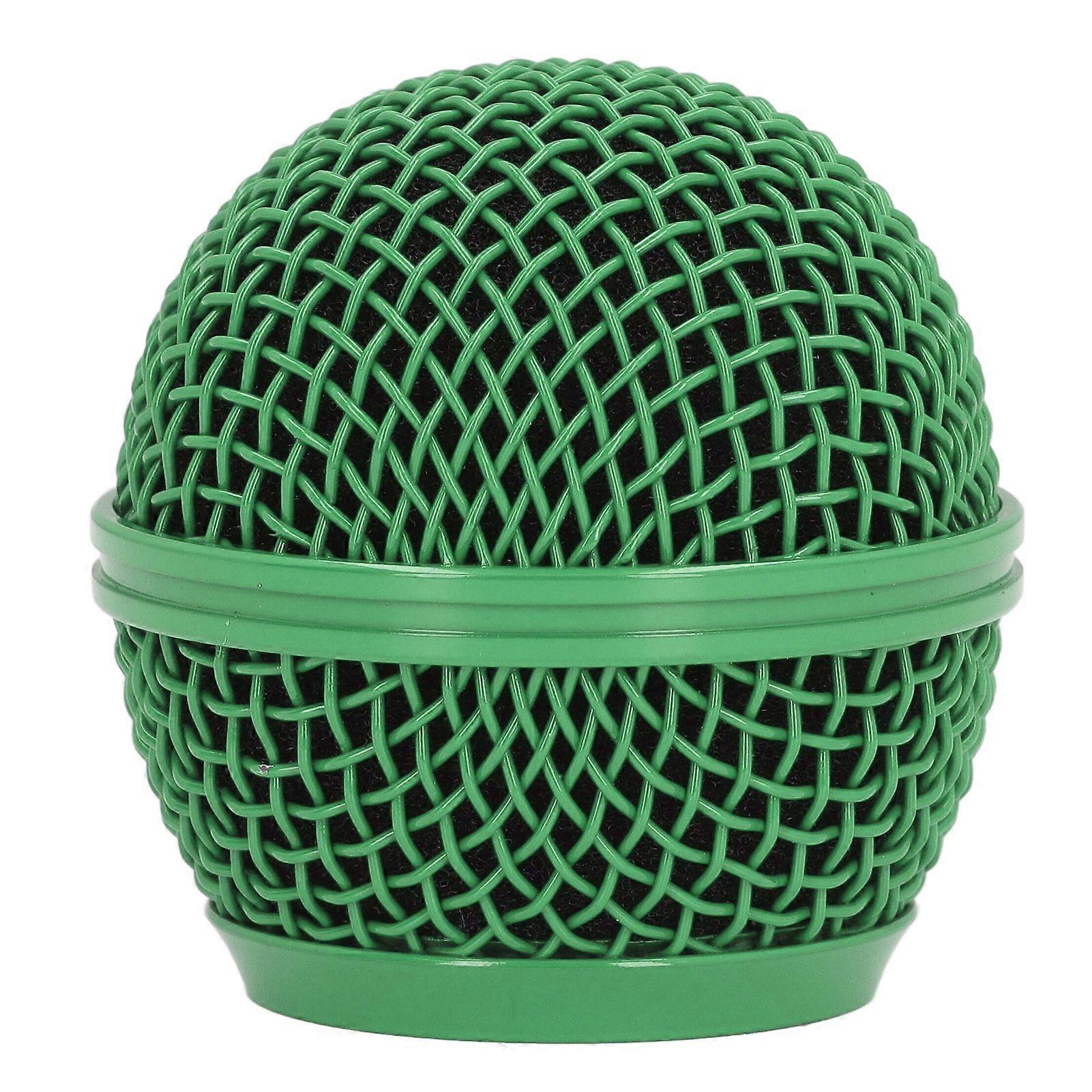 Mikrofongitter Ersatz Mesh Mikrofon Gitterkopf für SM58S SM58LC BETA58 BETA58A SA M30 SV100 UT2 PGX24 SLX4 Grün