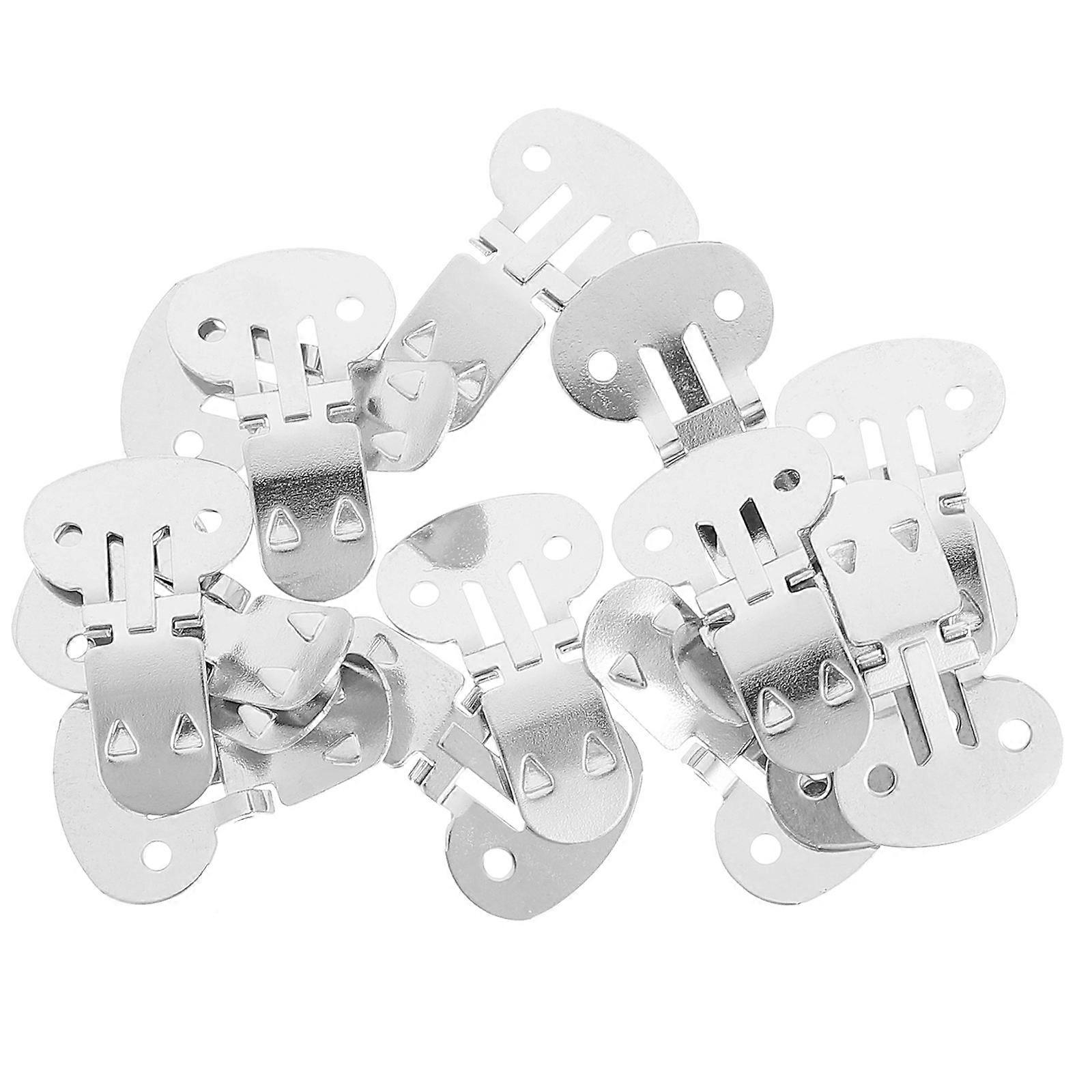 Flat Blank Shoe Clip Metal Buckles for Decoration 40Pcs DIY Craft Project