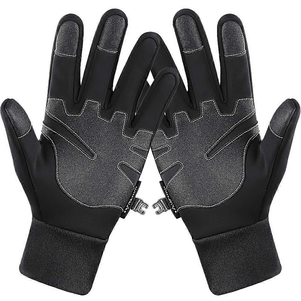 Outdoor Riding Gloves Windproof Fishing Gloves with Touch Screen 2Pairs