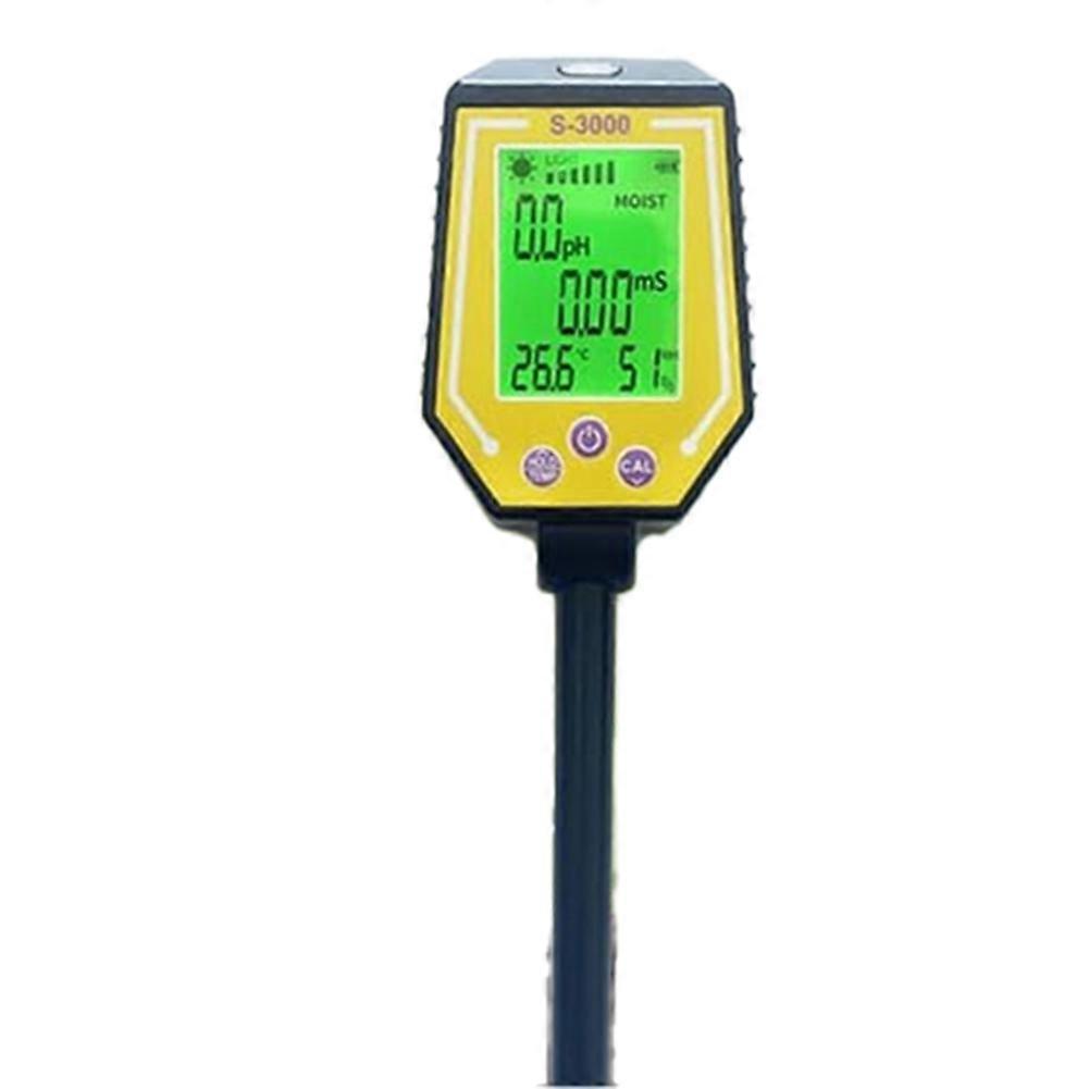 6 in 1 High Accuracy Conductivity PH/EC/Humidity/Sunlight/Air Humidity/Temp Tester PH Meter