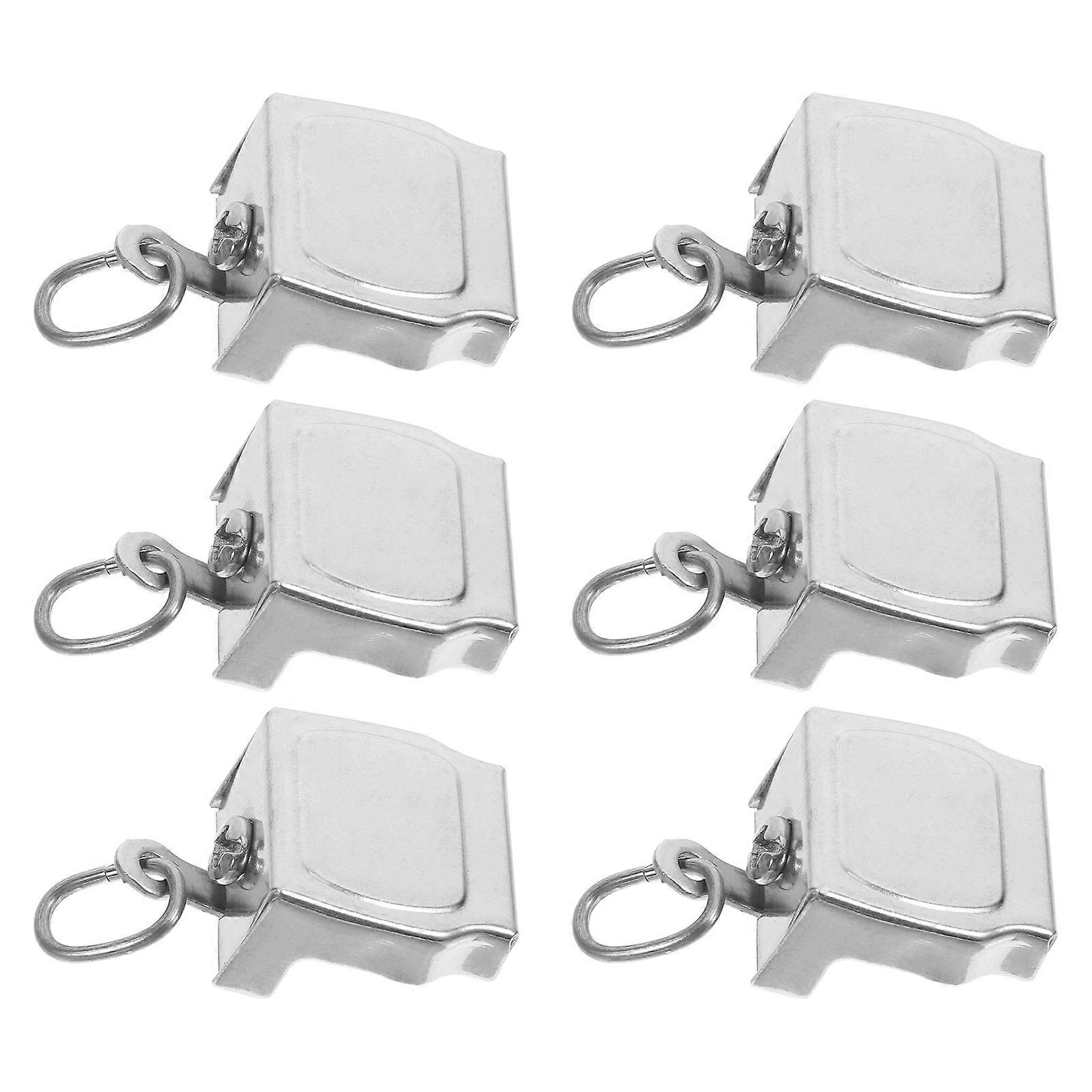 Stainless Steel Window Curtain Rail Tail Stop Caps For Home And Office Applications With Stability Function And Decorative Appeal 24Pcs