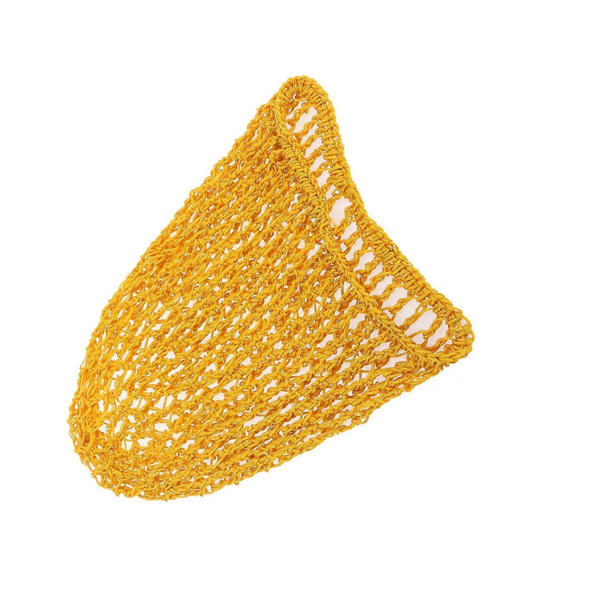 Hair Net Bands Rayon Hair Net Cover for Sleeping 2Pcs Breathable Yellow
