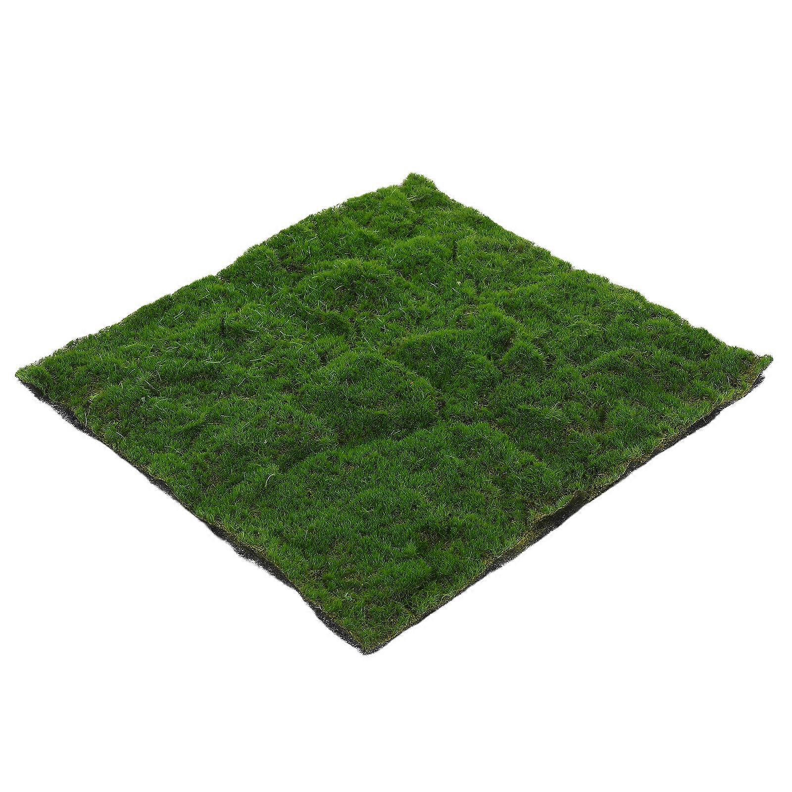 Artificial Moss Mat for Crafting Featuring Decorative Green 4Pcs Set