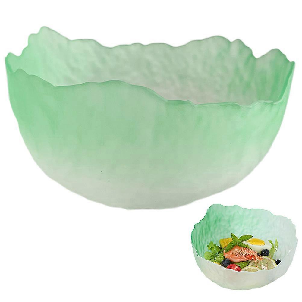 Multi-Use Decorative Glass Salad Bowl Ideal For Home And Restaurant 3Pcs Featuring Smooth Surface And Elegant Style