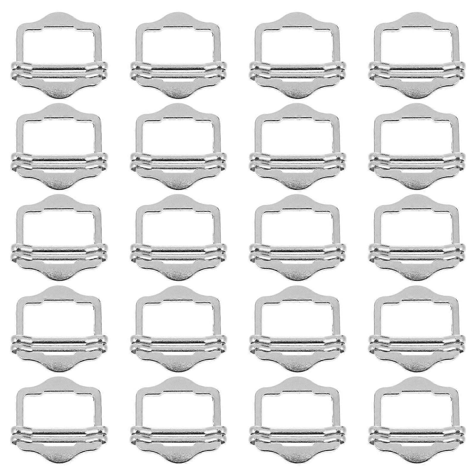 Zine-Alloy Buckles Bag Buckles for Replacement Use 60Pcs Pack