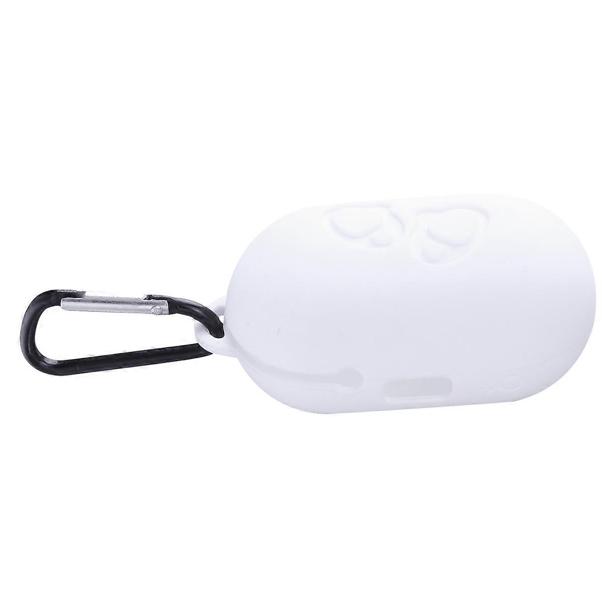 Wireless Earphone Protective Case Cover Sleeve For Gear Iconx2018 White 1Set Charging Port Accessible Daily Use