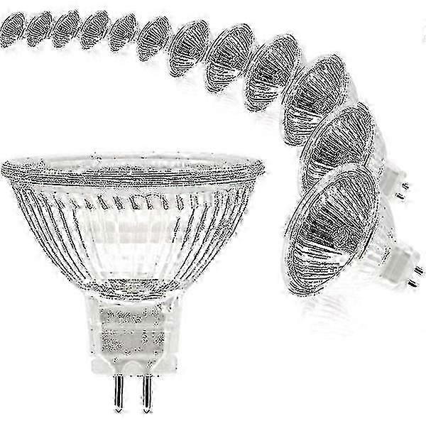 20W MR16 Halogen Bulb 12V GU5.3 Dimmable 12 Pack