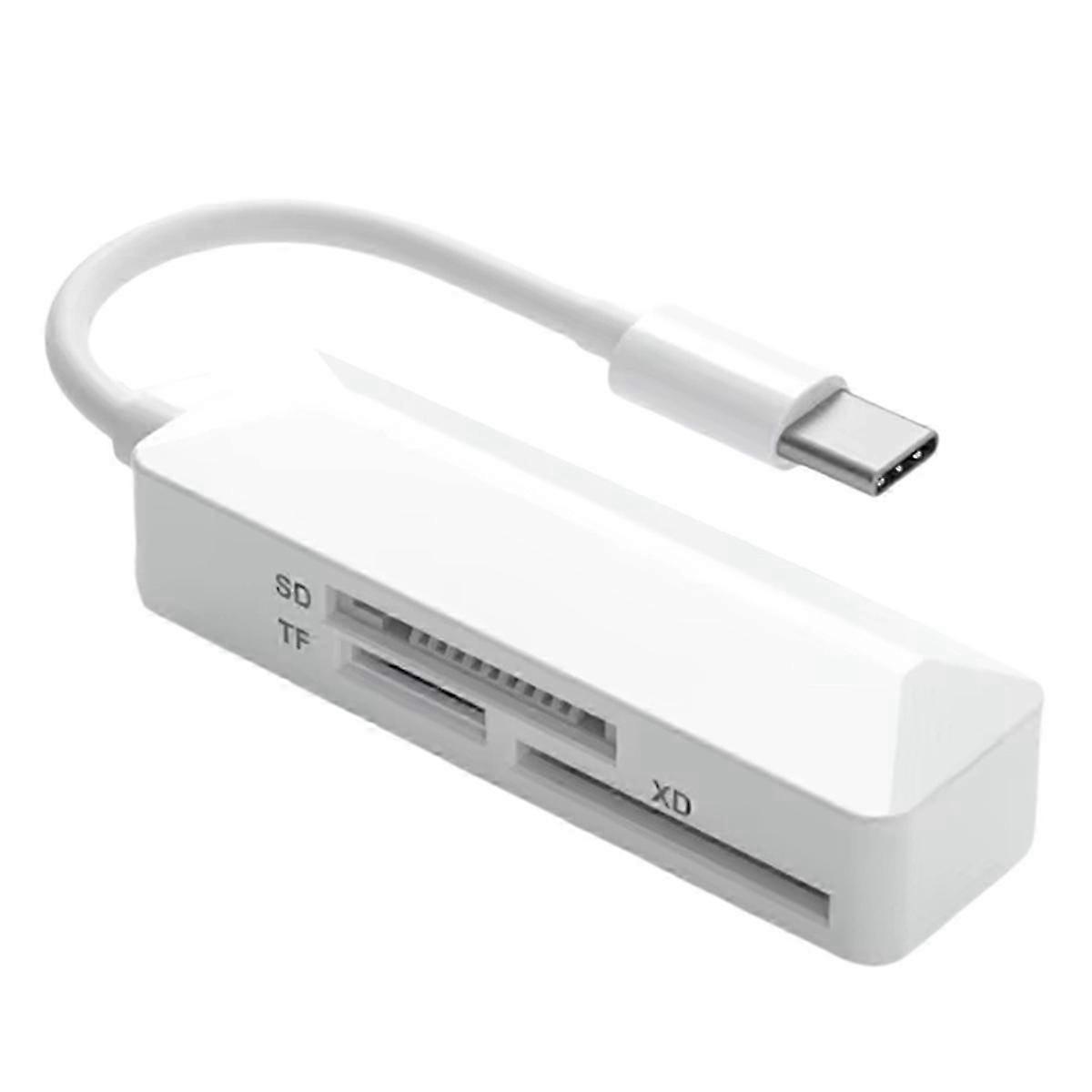 3 in 1 Card Reader Universal SD TF SD Card Reader USB C High Speed Memory Card Reader Converter for