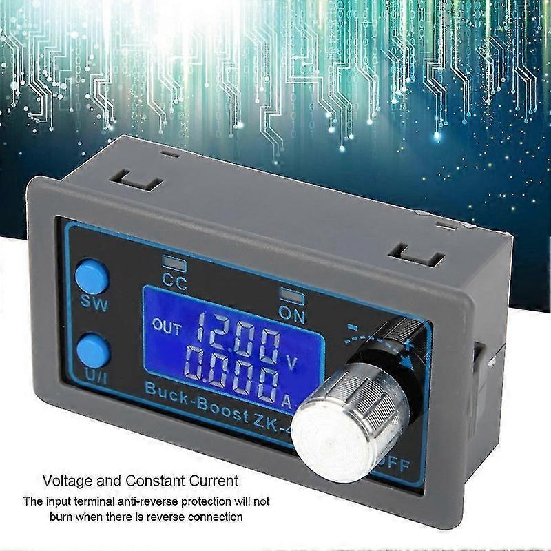 0.53V 4A DC DC Buck Boost Converter Module with CCCV Voltage Regulator and LCD Display for Precise Power Management