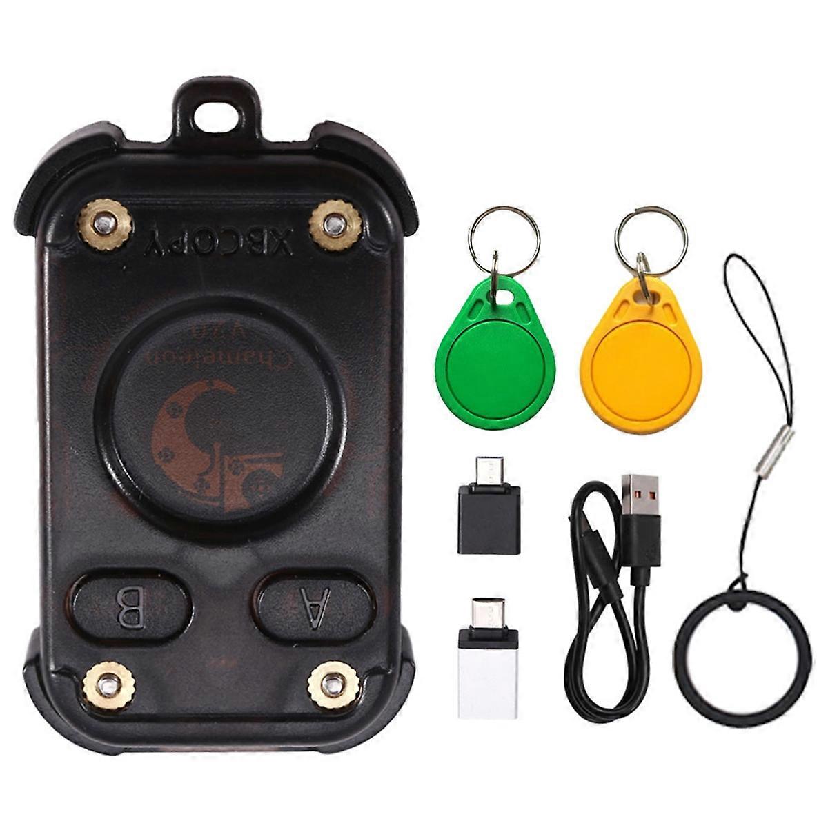 Chameleon V2.0 RFID Smart Chip Reader Emulator NFC Duplicator+2xCUID Keychain 125K 13.56Mhz Card Decode Chameleon Ultra