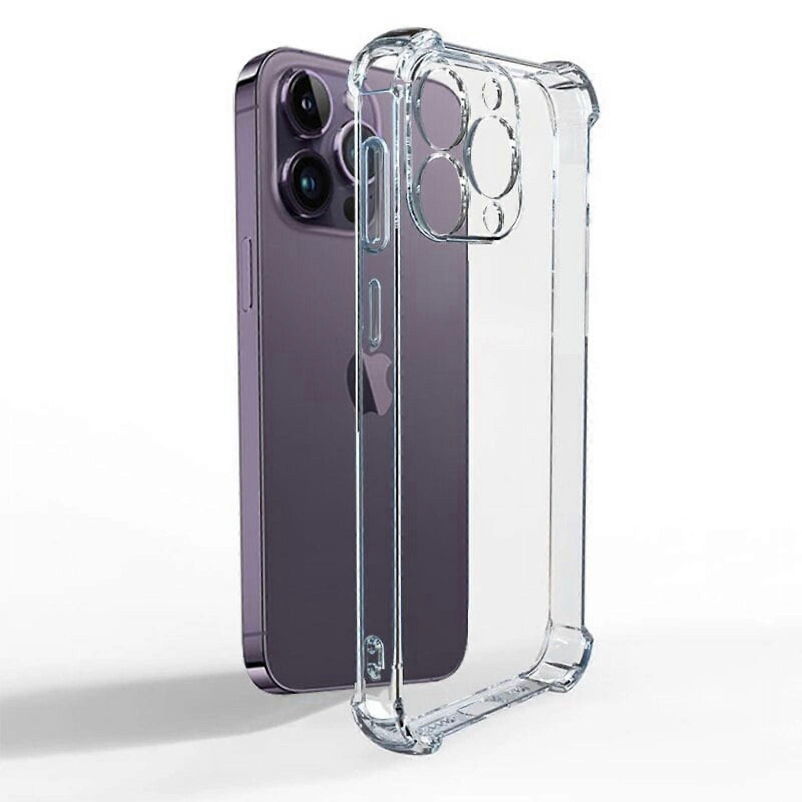 Luxury Clear Shockproof Case compatible with iPhone 15 14 13 12 11 Pro Max, Mini, X XR XS 8 Plus - Back Cover