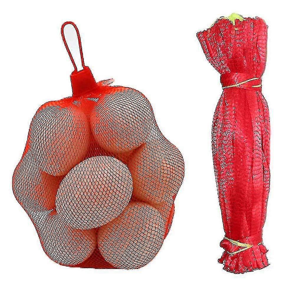 100pcs Reusable Net Bag,nylon Mesh Vegetable Net Bag, Fruit And Vegetable Packaging Net, For Egg Net Bag