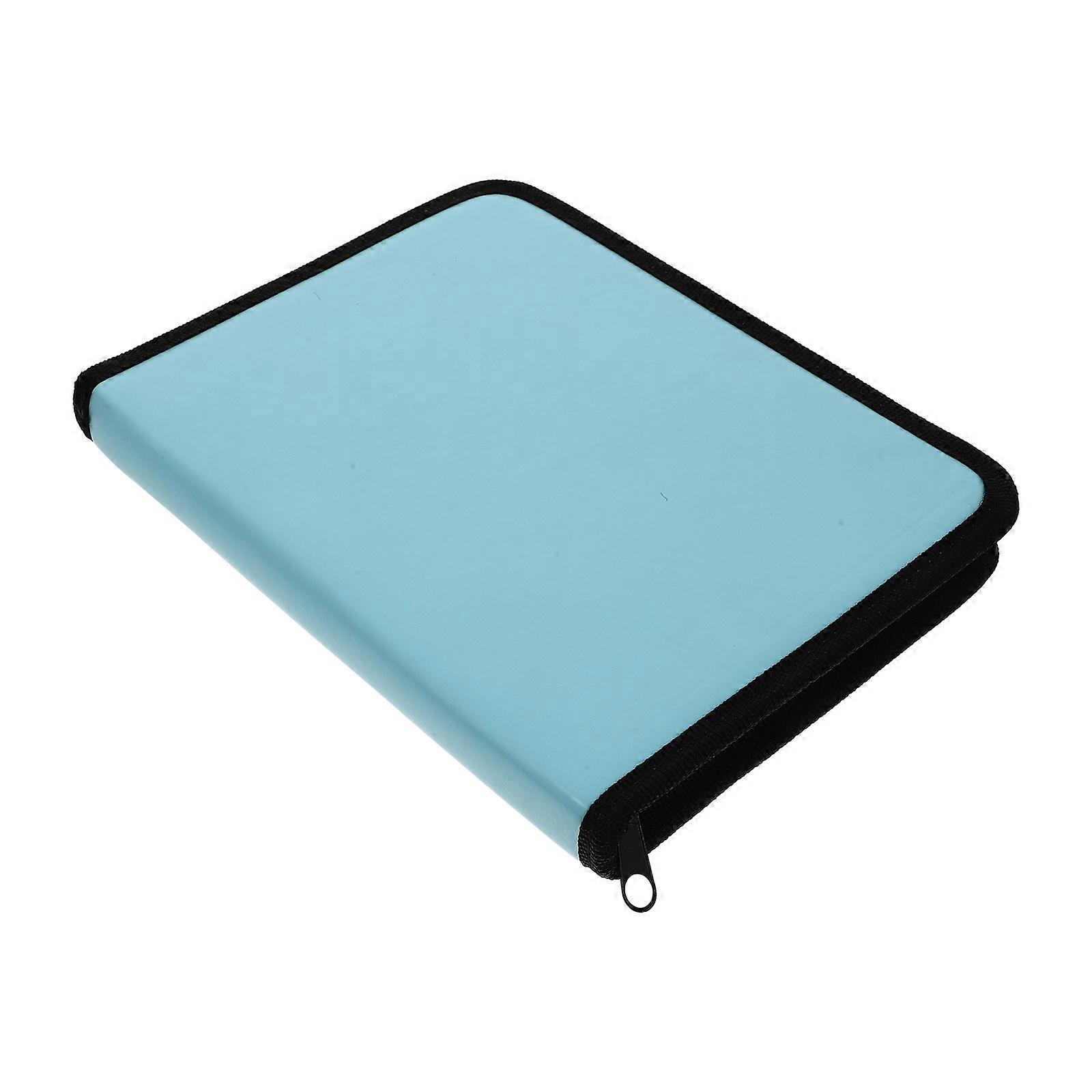 Nail Drill Bits Storage Bag for Manicure Use with 2Pcs Organizing Bags