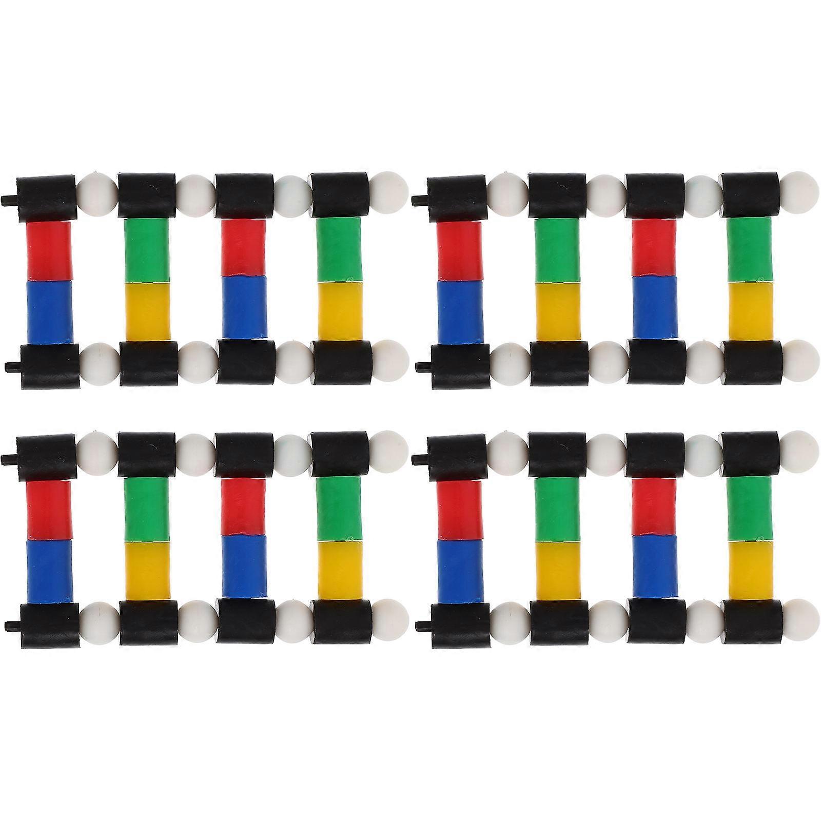 Double Helix Structure Model Demonstration Tool for Science Education and Material Understanding in Assorted Color Plastic 1 Set