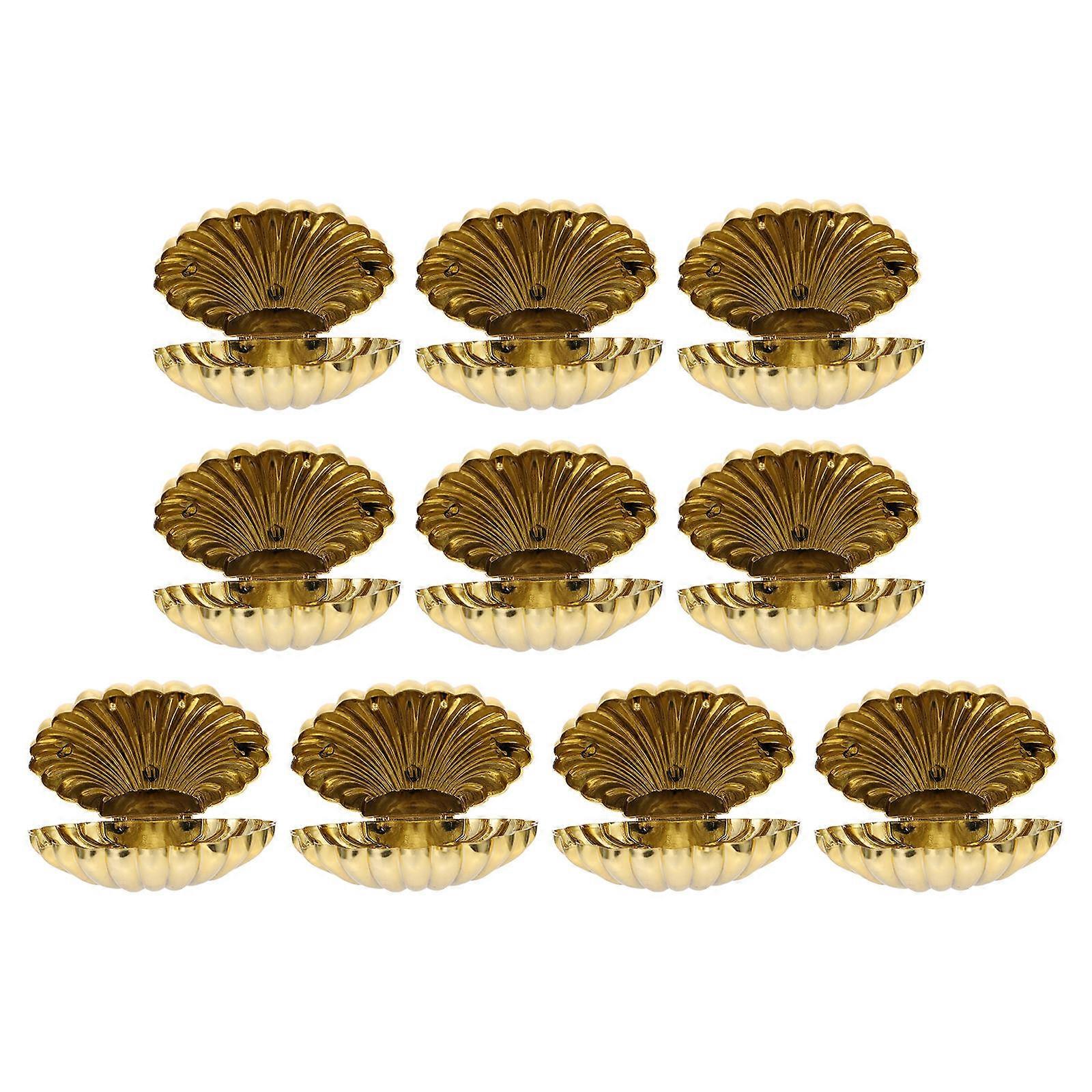 Candy Boxes Wedding Favor Boxes Shell Shape Gift Container 9.00X7.50X5.00CM 10Pcs