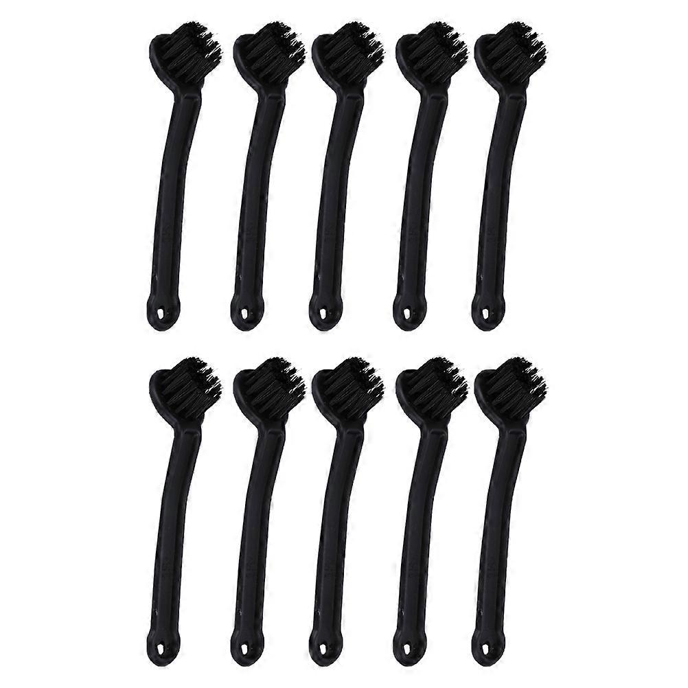 Food Processor Cleaning Brush Black Plastic Handle for 20Pcs Use