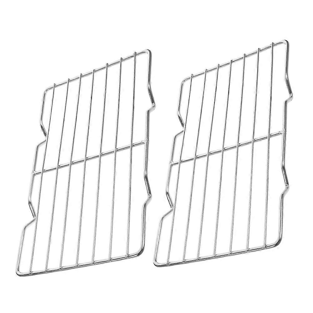 Grilling Rack Bread Cooling Rack for Bbq Use 10Pcs Silver Stainless Steel