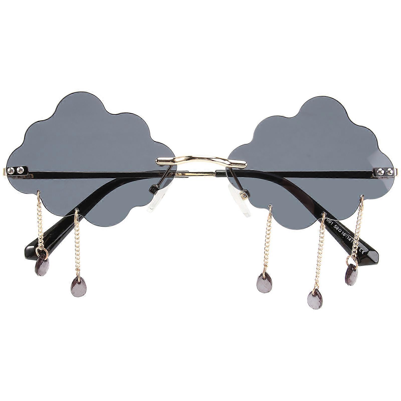 Creative Sunglasses Clouds Shaped Design with 3Pairs for Decor