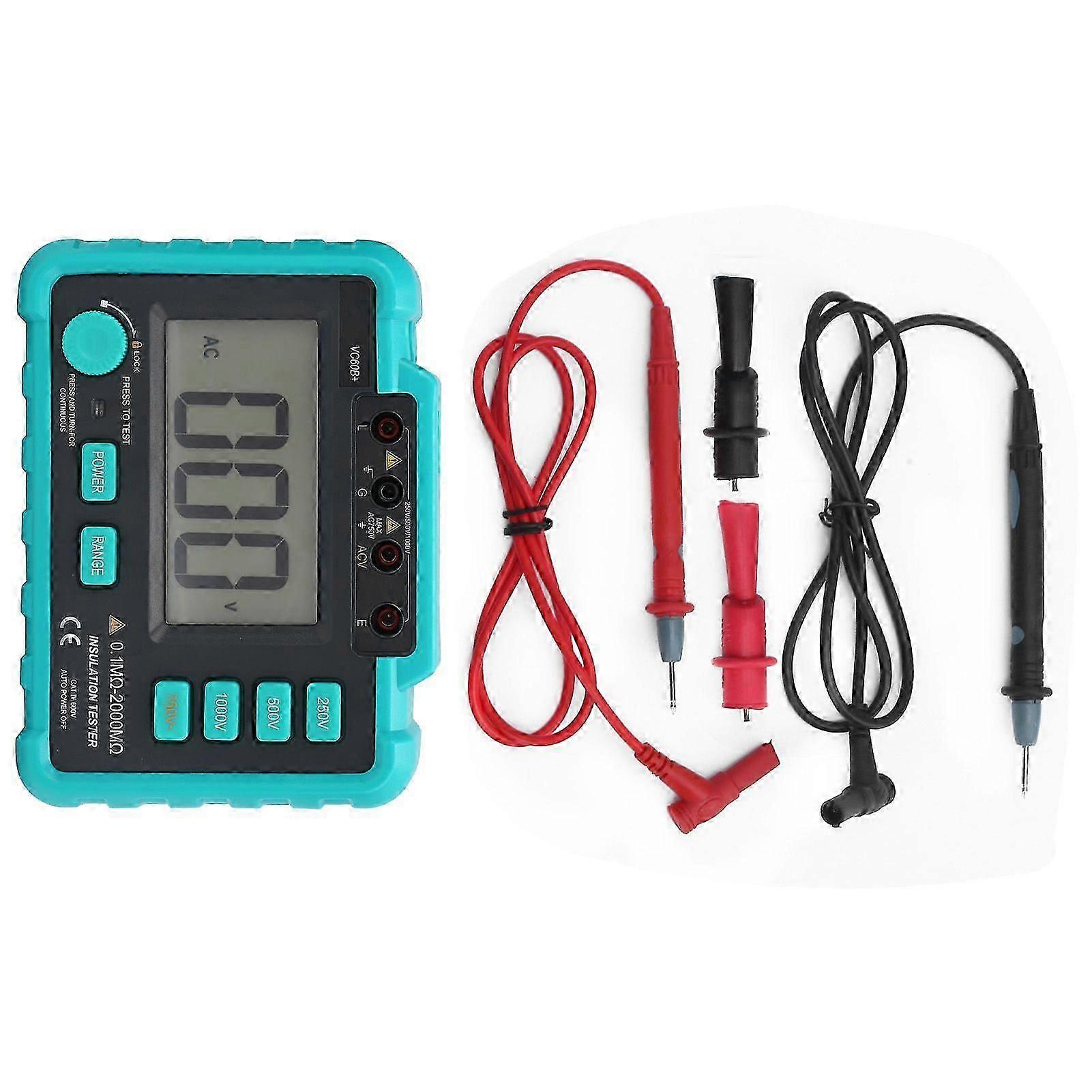 High quality  VC60B+ 250/500/1000 V Digital Multimeter Measuring Instrument