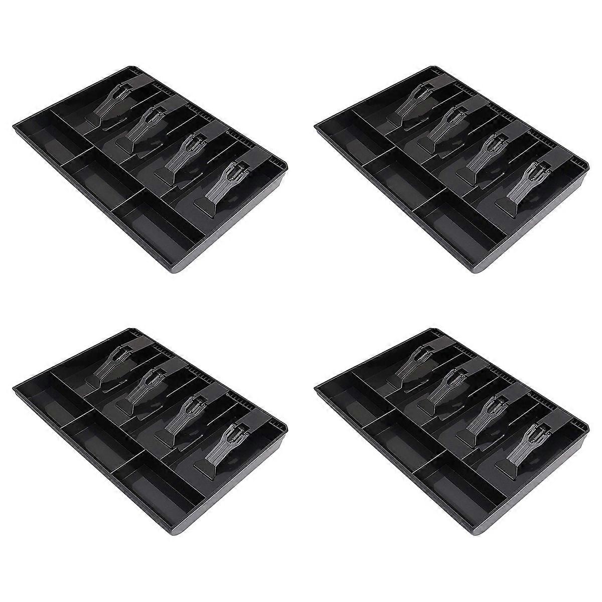 4X Cash Register Drawer - Tray Replacement 4 Bill/3 Coin Cash Register Insert Tray,12.6 X 9.6 X 1.4I