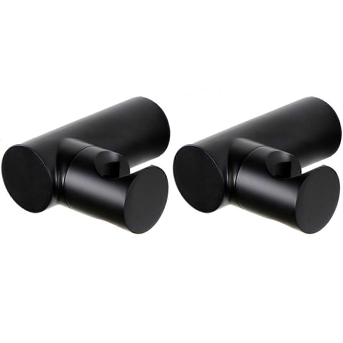 Bathroom Shower Head Bracket Brass Wall-Mounted Black Accessories