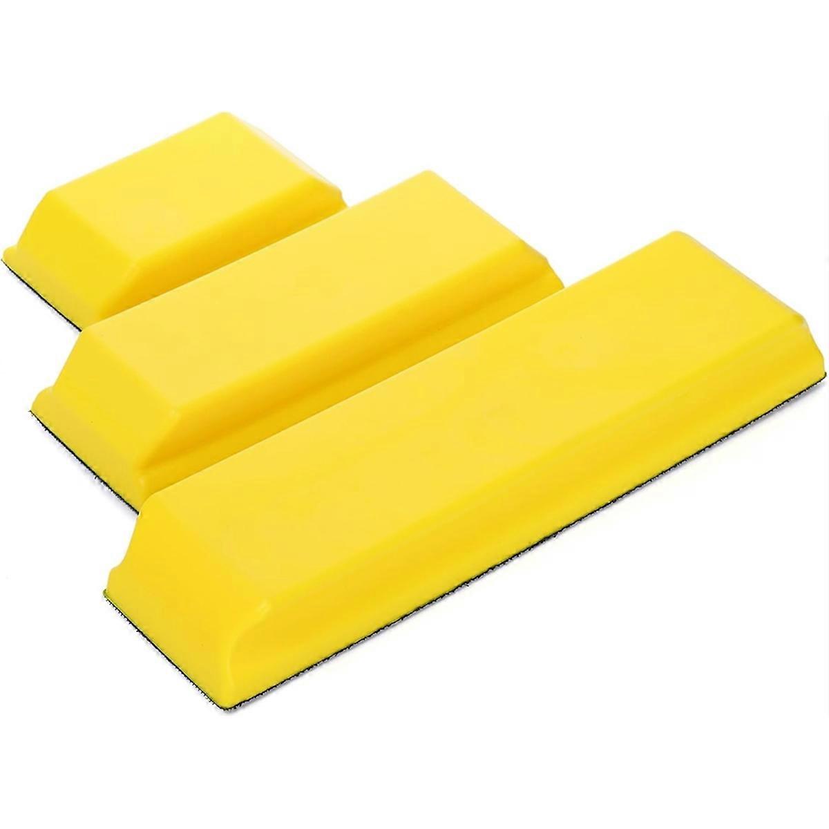 3 Pack Rectangle Sanding Block, 10.75inch, 7.7inch and 4.7inch