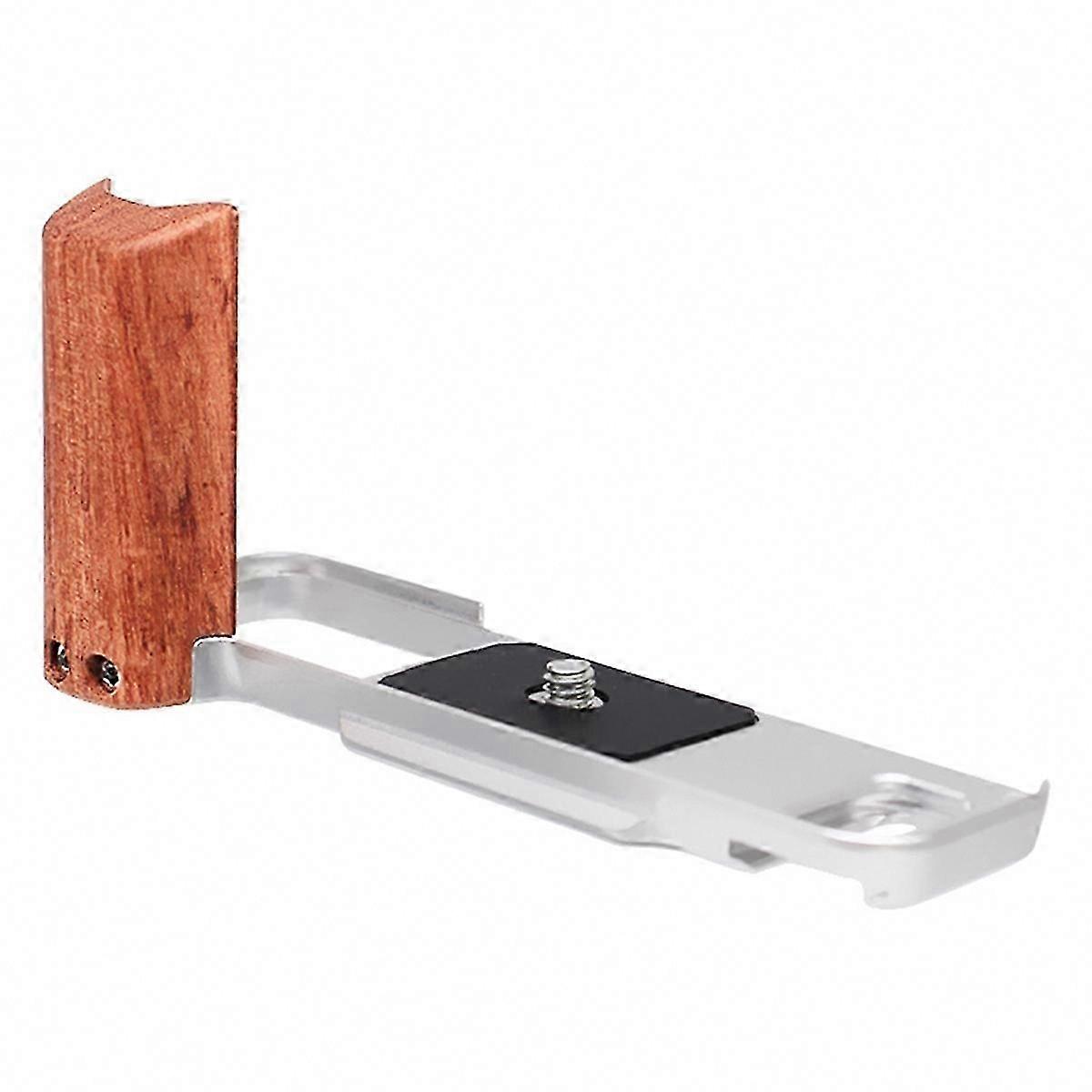 X-E5 Camera Quick Release Plate with Solid Wood Handle for Fujifilm XE5 Photography Accessories