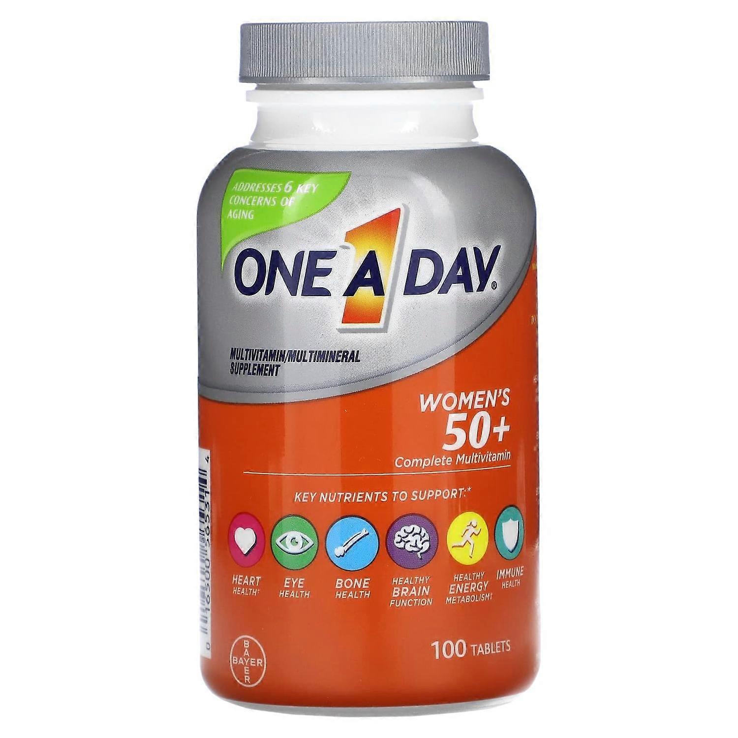 One-A-Day, Women's 50+, Complete Multivitamin, 100 Tablets